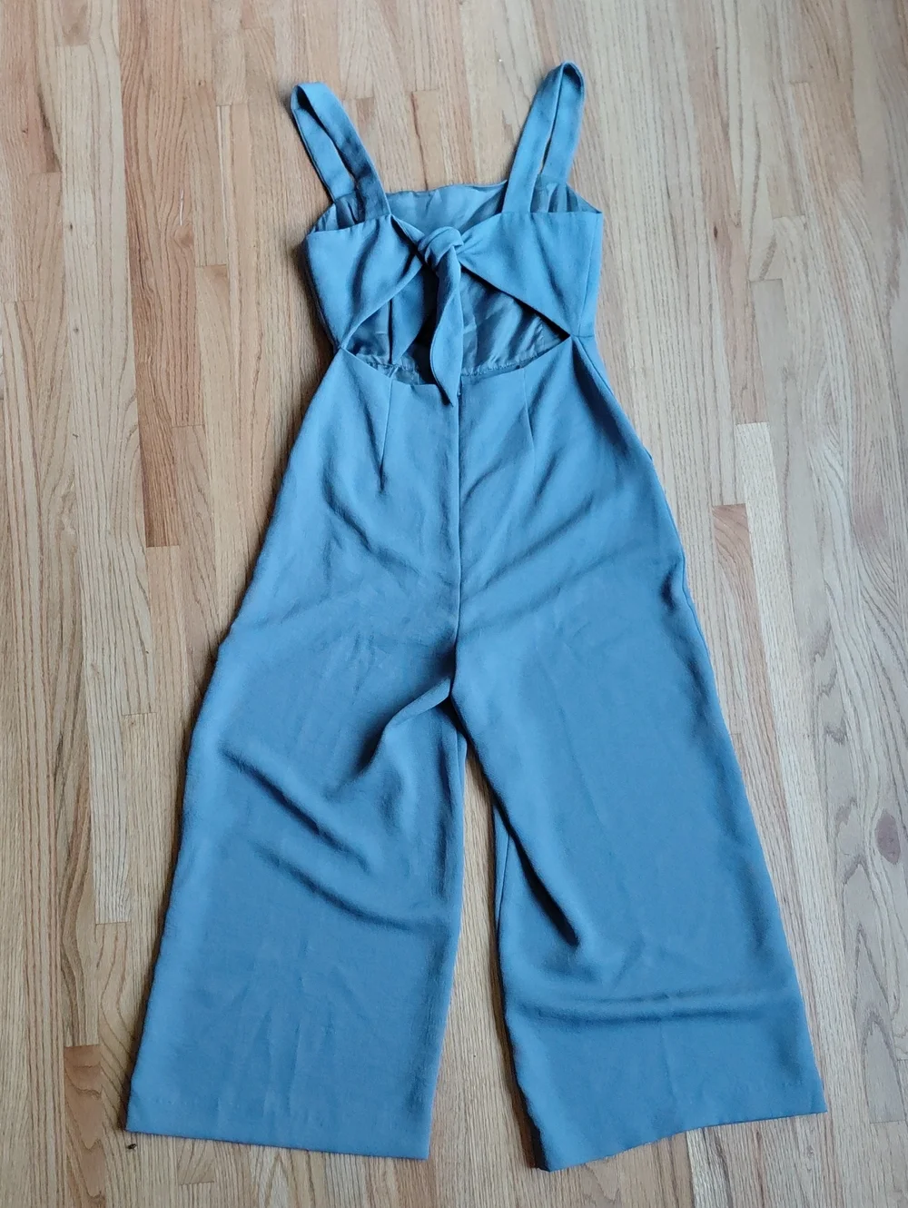 Wilfred Women's Sleeveless Wide-Leg Jumpsuit in Dusty Blue - Picture 3 of 3